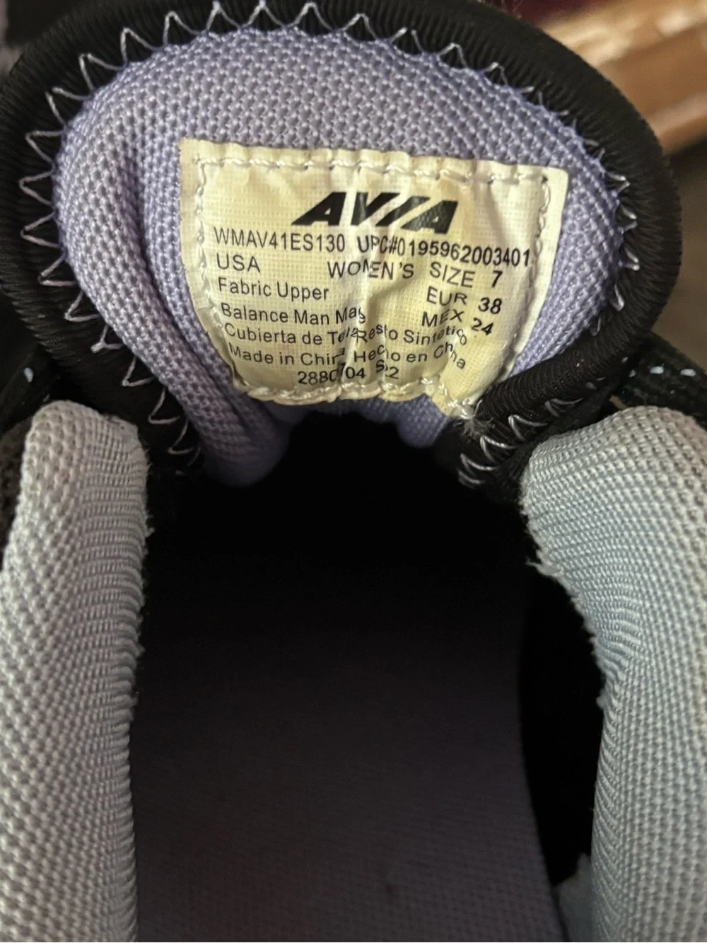 Avia outfits athletic system